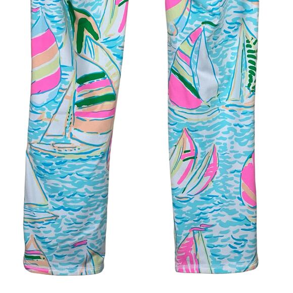 Lilly Pulitzer Women’s Luxletic Tropical Sailboat Print Leggings Small E… - Picture 6 of 10